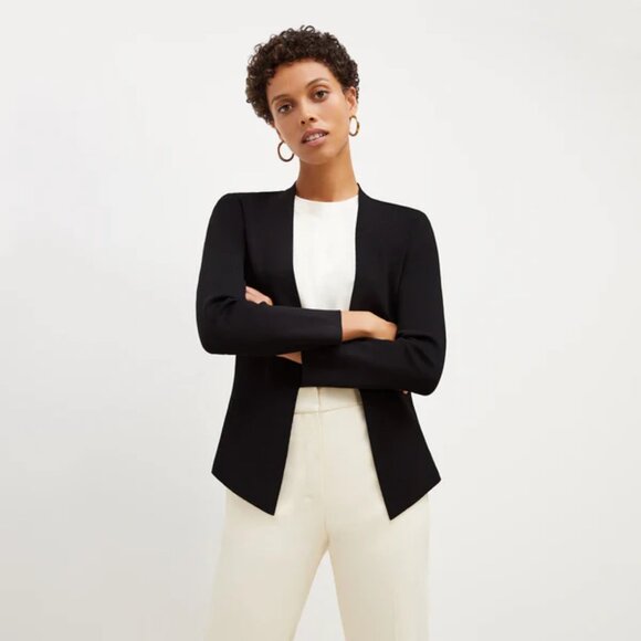 M.M. Lafleur Woolf Jardigan in Black - Picture 1 of 6